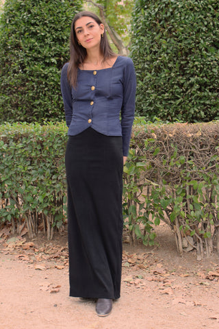 ÉBANO SUEDE SKIRT