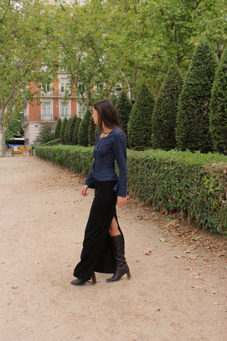 ÉBANO SUEDE SKIRT