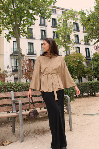 STAY FOREVER SUEDE CAPE