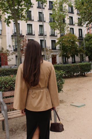 STAY FOREVER SUEDE CAPE