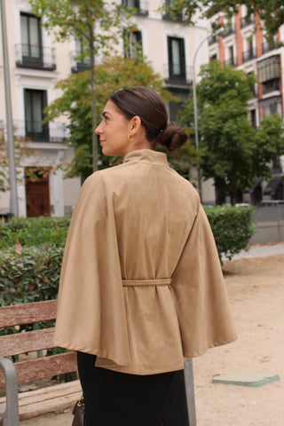 STAY FOREVER SUEDE CAPE