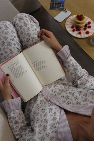 SLOW BLOOM PYJAMA + SCRUNCHIE